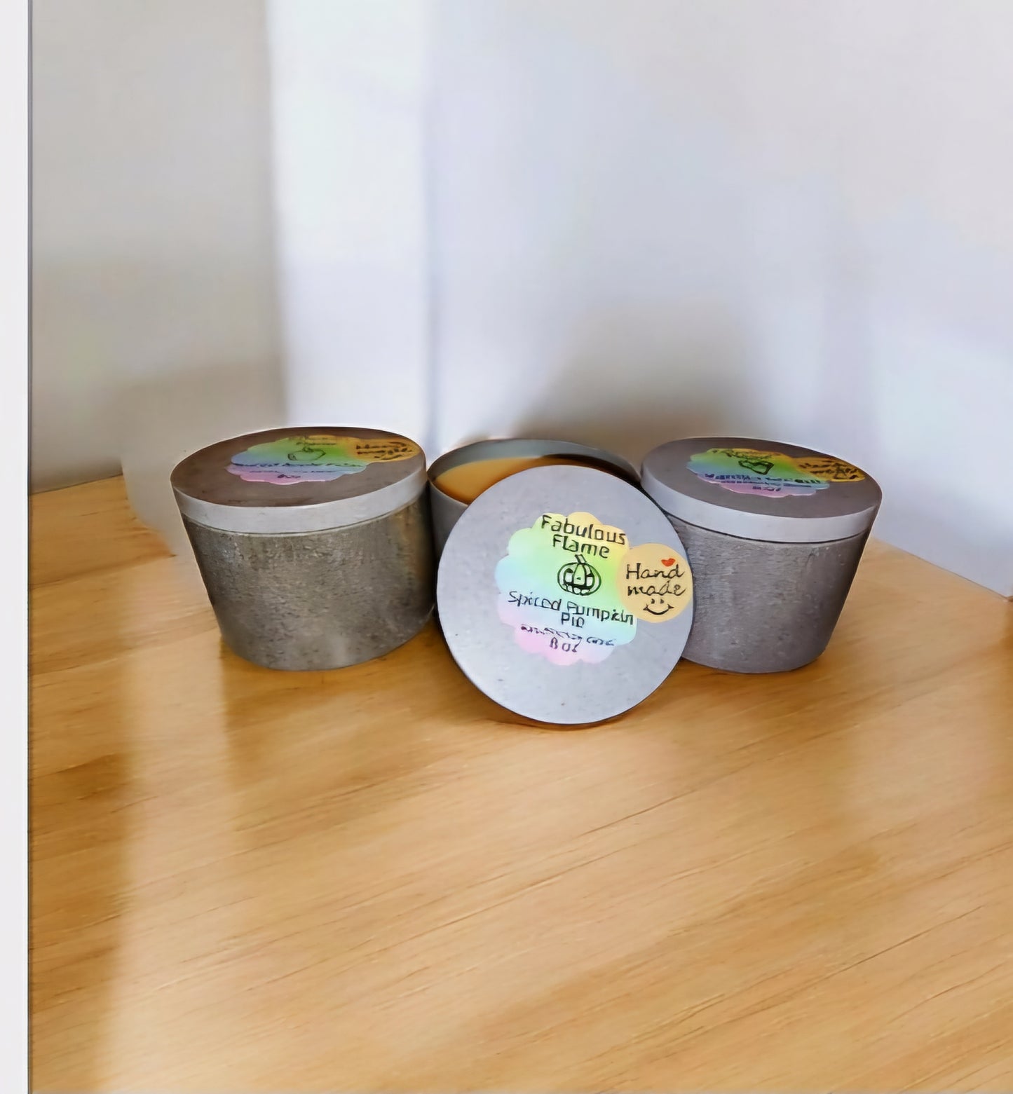 8oz Holiday candles