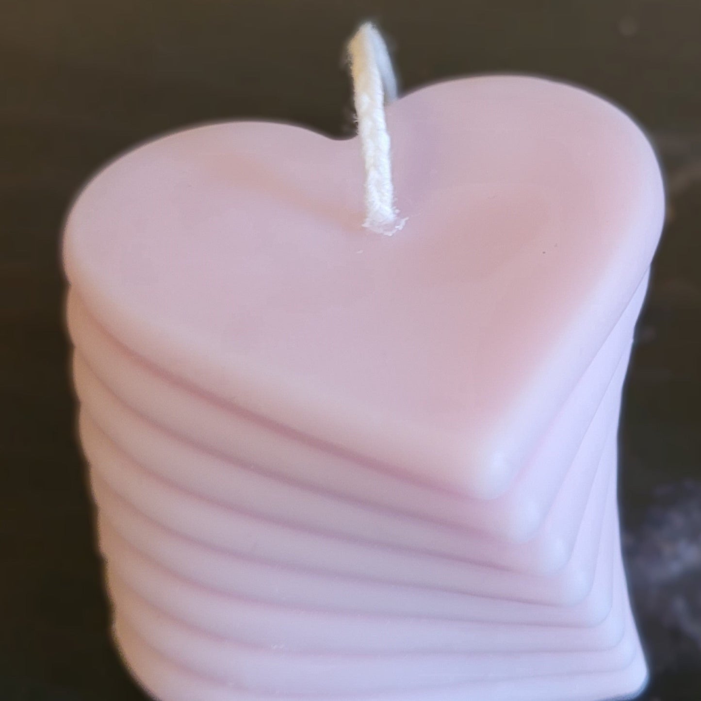 3D Heart Decor Candle