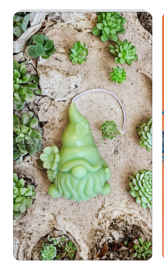 'NEW' Gnome Decor Candle