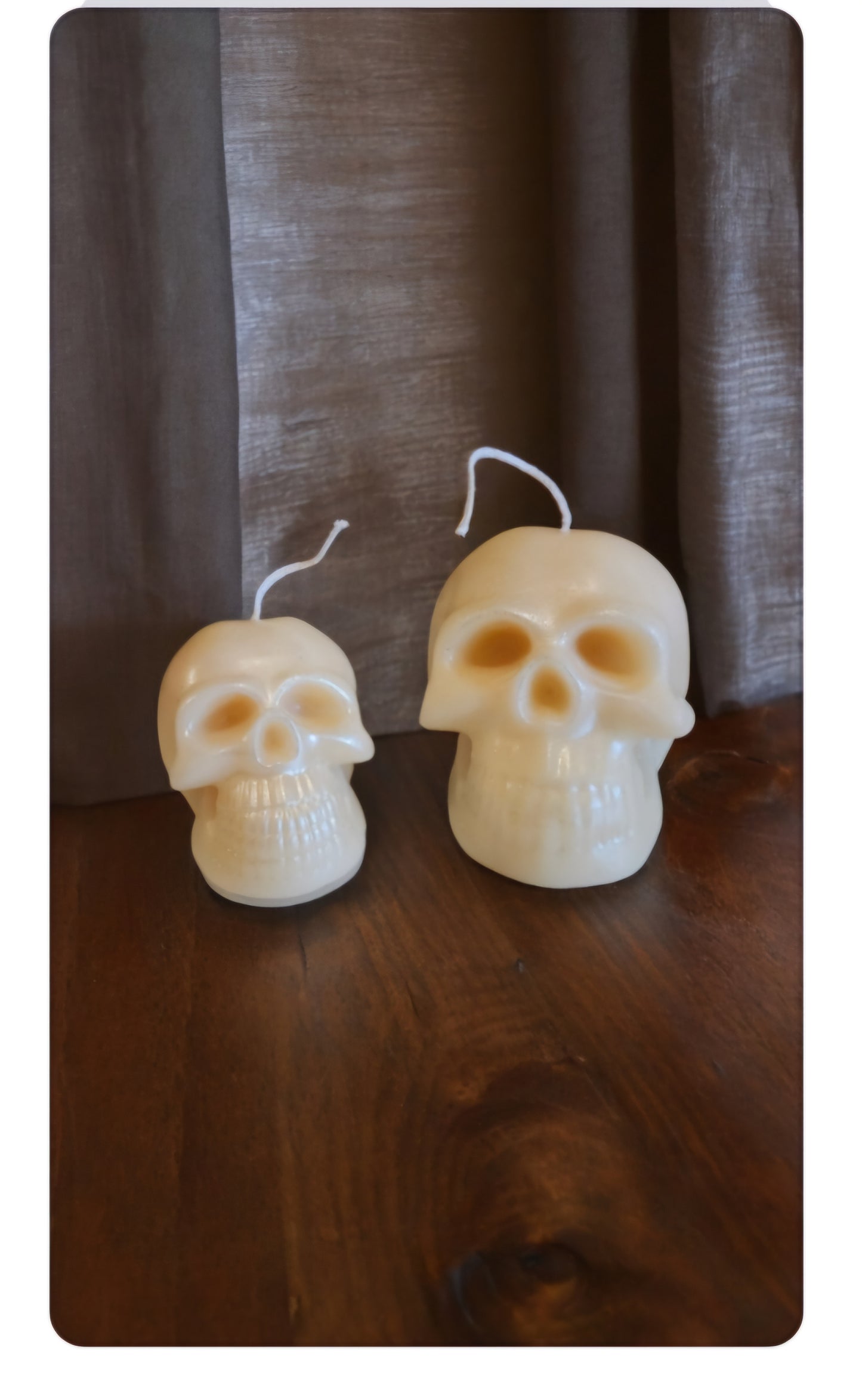 'NEW' Skull Decor Candle
