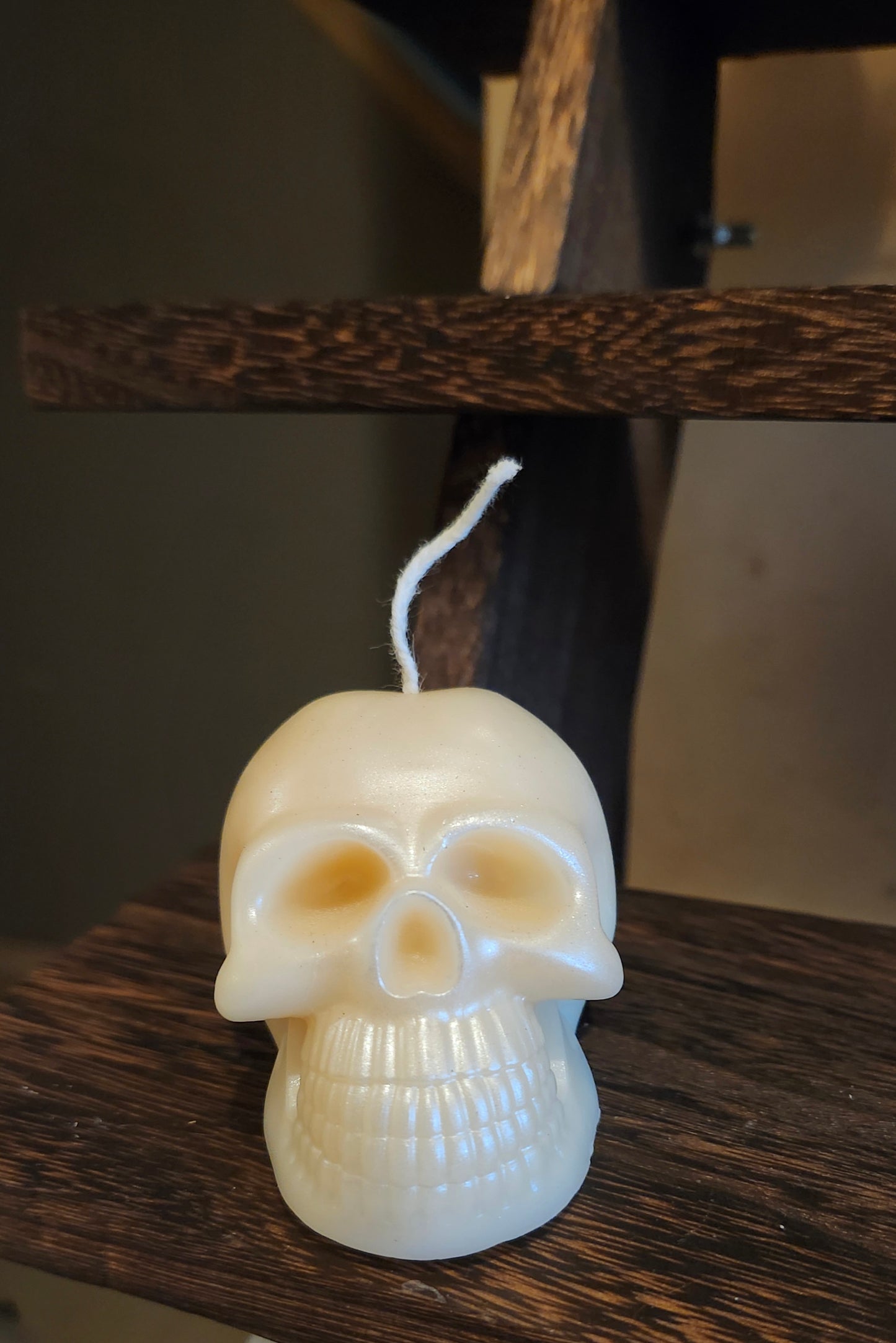 'NEW' Skull Decor Candle