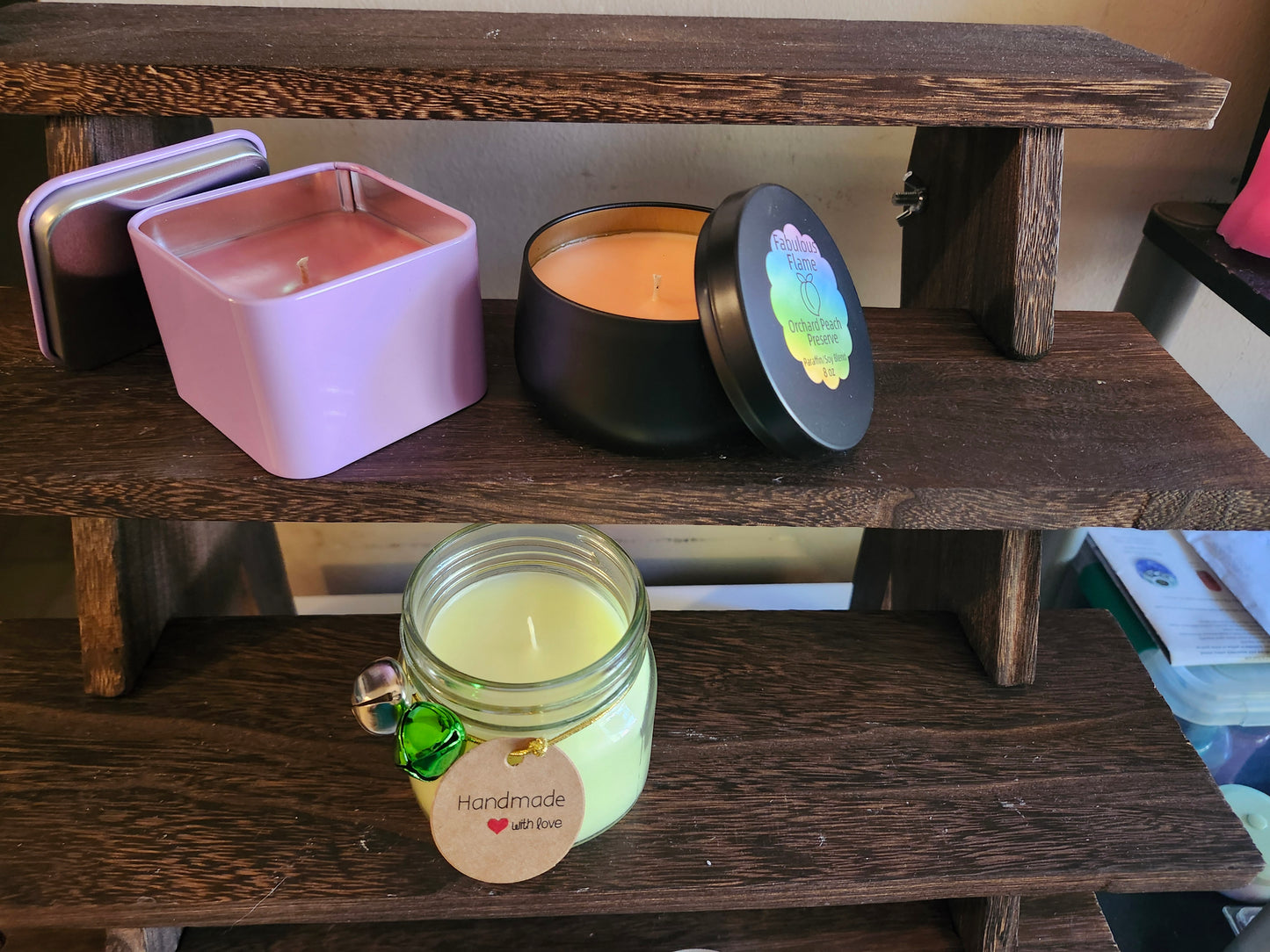 8oz Holiday  candles
