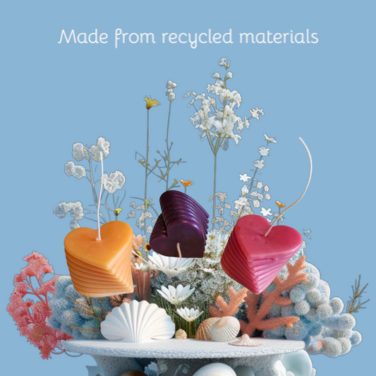 3D Heart Decor Candle