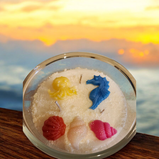 Coconut Beach Desert Candle