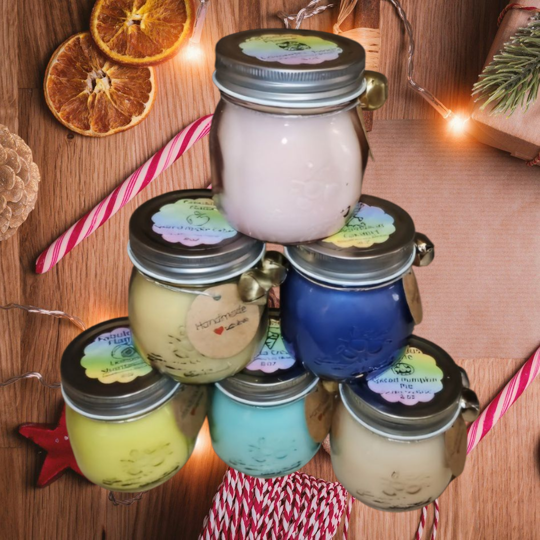 8oz Holiday  candles