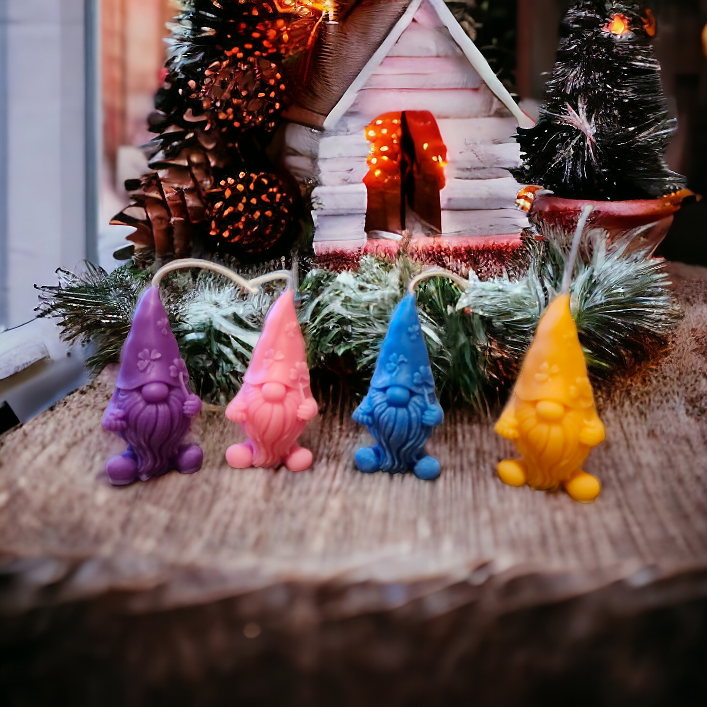 'NEW' Gnome Decor Candle