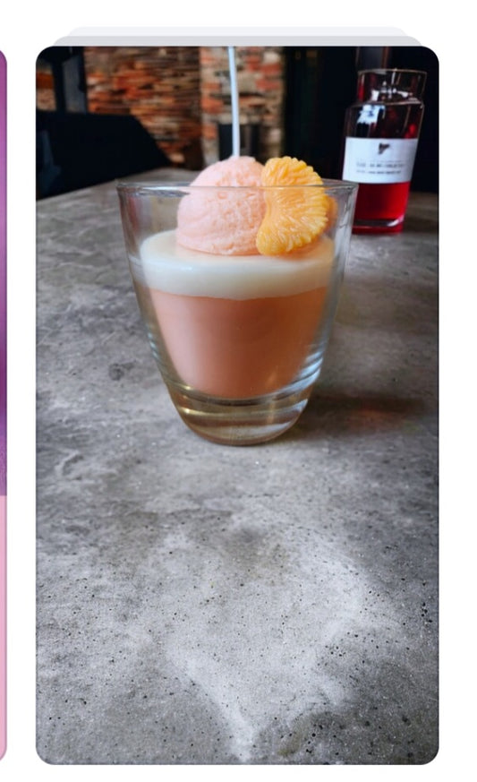 'NEW' Orange Creamsicle Desert Candle
